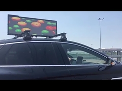 Outdoor Taxi Roof LED Display Advertising P2.5 Double Sided
