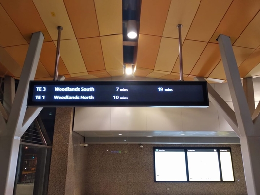 Οθόνη διαφήμισης λεωφόρων αγορών πινάκων επίδειξης πτήσης αερολιμένων P6 P8