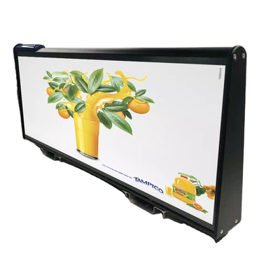 Ανώτατο 250W Avg 150W ταξί στεγών των οδηγήσεων σημάδι οχημάτων πλευρών επίδειξης διπλό